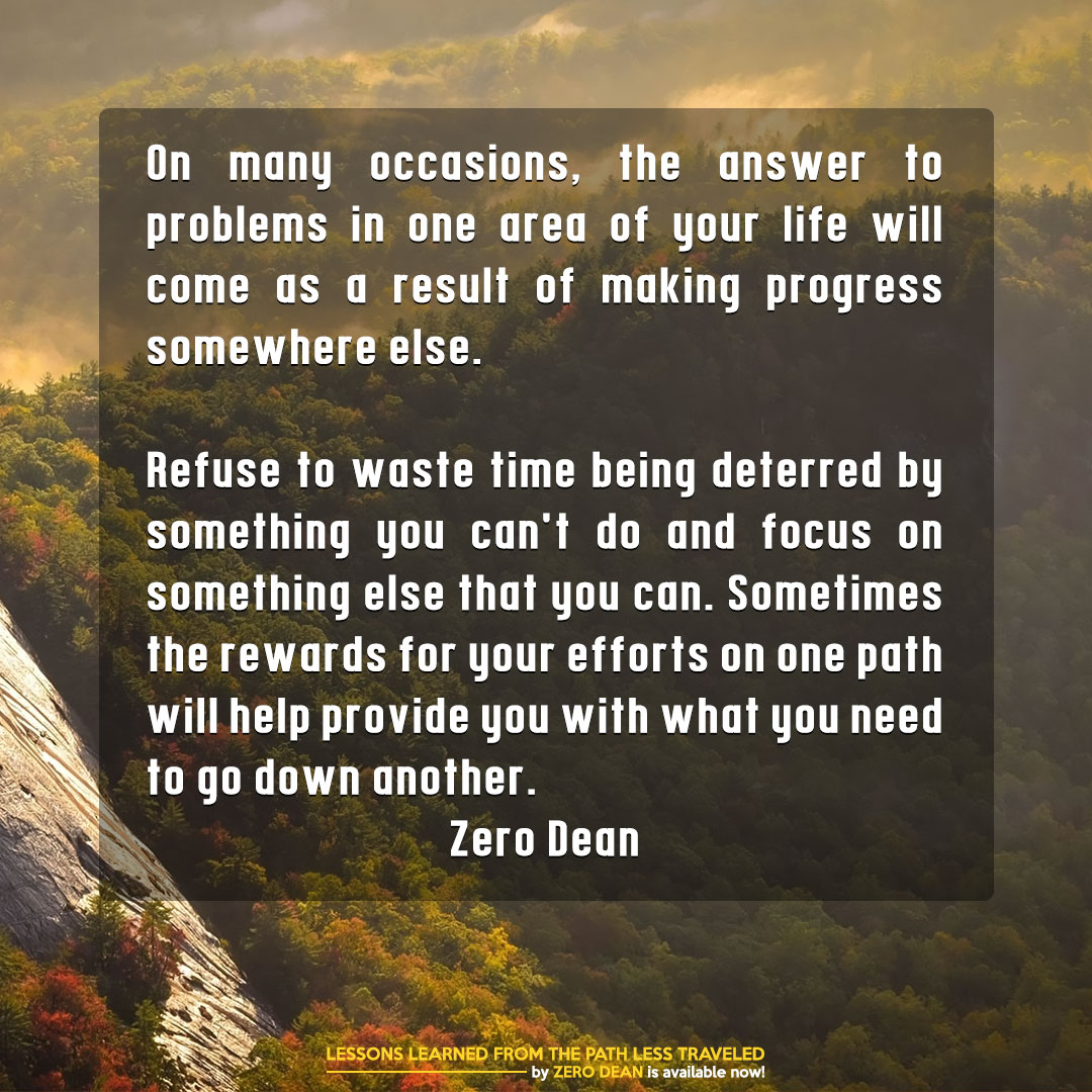 Lessons Learned from The Path Less Traveled by Zero Dean