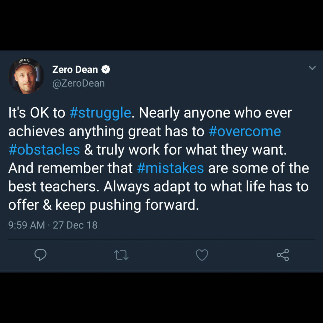 Lessons Learned from The Path Less Traveled by Zero Dean