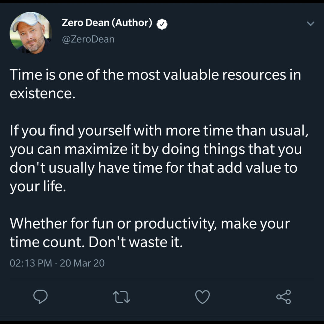 Make Your Time Count