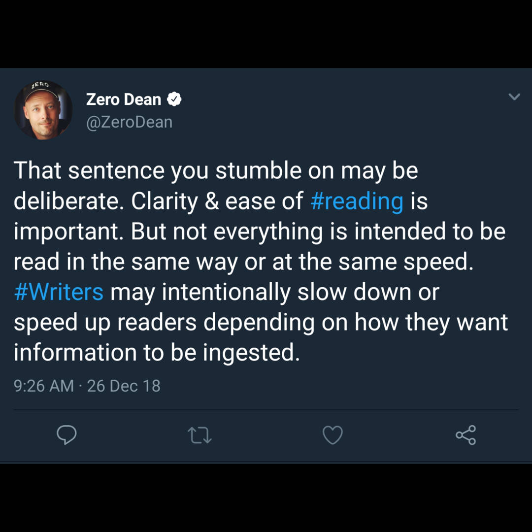 Lessons Learned from The Path Less Traveled by Zero Dean